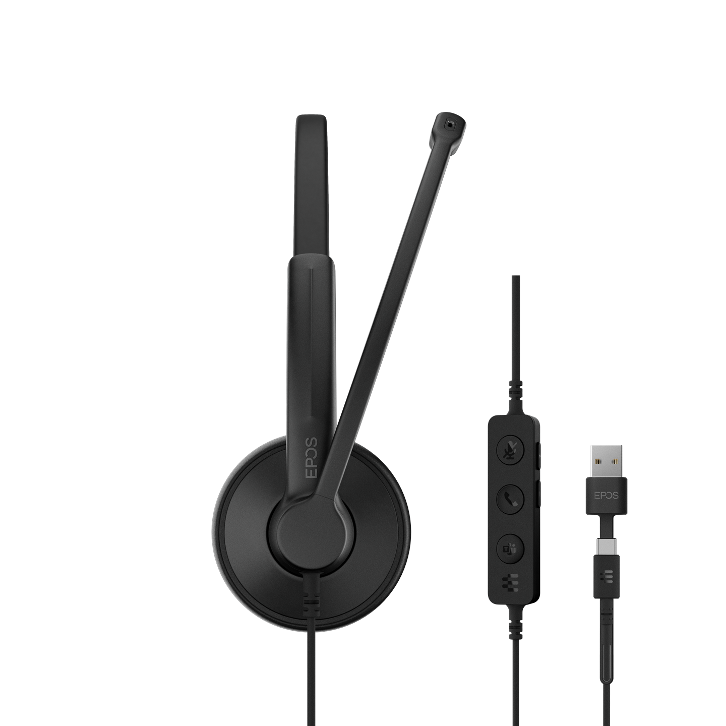 Tai nghe EPOS IMPACT 100 MS STEREO USB-C+A - Ảnh 2